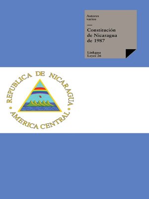 cover image of Constitución de Nicaragua de 1987